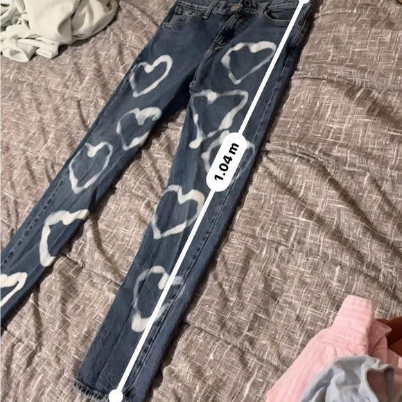 🤍 Custom Levi Jeans - Picture 13 of 15